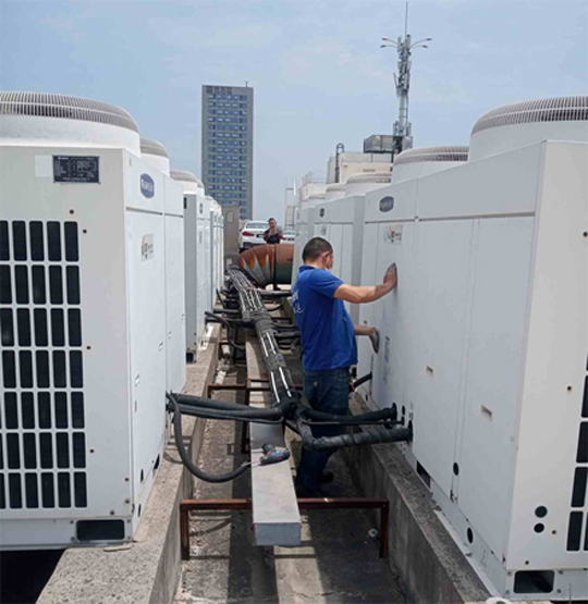 博爱中央空调制热和不制冷系统维修方法